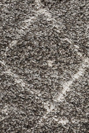 Saffron 44 Grey Runner Rug - Floorsome - MODERN