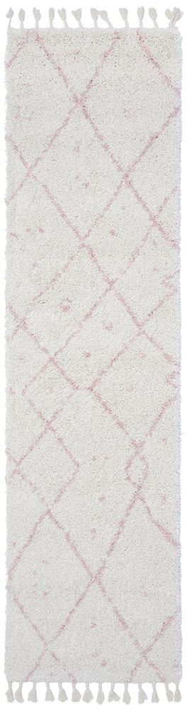 Saffron 44 Pink Rug - Floorsome - MODERN