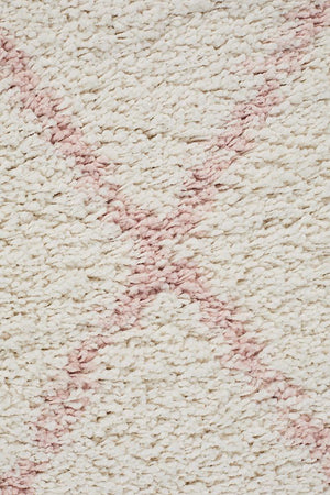 Saffron 44 Pink Rug - Floorsome - MODERN