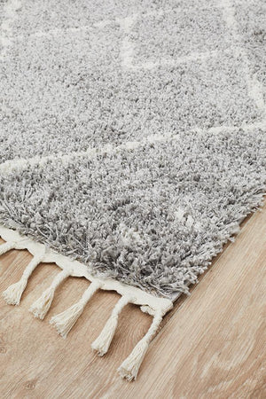 Saffron 44 Silver Rug - Floorsome - MODERN