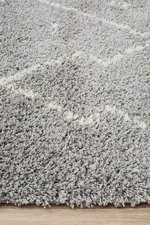 Saffron 44 Silver Rug - Floorsome - MODERN