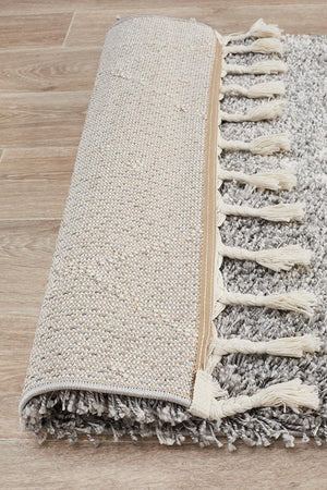 Saffron 44 Silver Runner Rug - Floorsome - MODERN