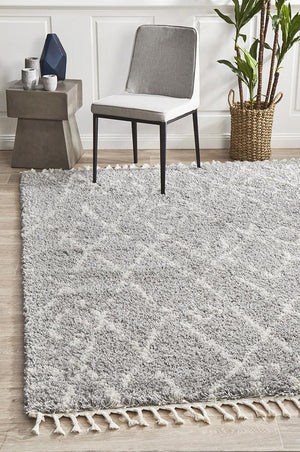 Saffron 55 Silver Rug - Floorsome - MODERN