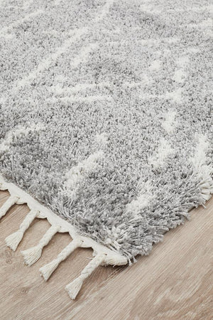 Saffron 55 Silver Rug - Floorsome - MODERN