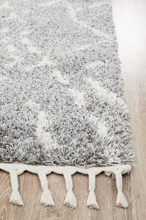 Saffron 55 Silver Rug - Floorsome - MODERN