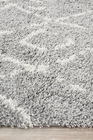 Saffron 55 Silver Rug - Floorsome - MODERN