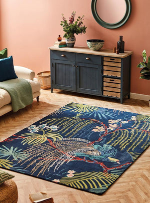 Sanderson Rain Forest Tropical Night 050708 Designer Rug - Floorsome - Designer 2020