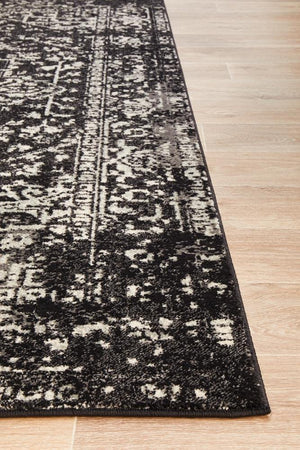 Scape Charcoal Transitional Rug - Floorsome - Modern