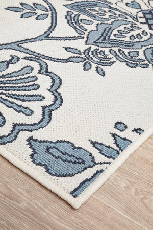 Seaside Birds White Indoor Outdoor Rug - Floorsome - SEASIDE COLLECTION