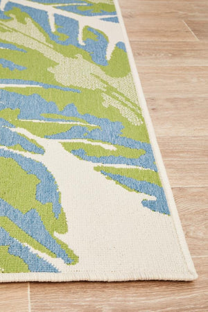 Seaside Green Indoor Outdoor Rug - Floorsome - SEASIDE COLLECTION