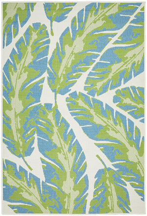 Seaside Green Indoor Outdoor Rug - Floorsome - SEASIDE COLLECTION