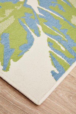 Seaside Green Indoor Outdoor Rug - Floorsome - SEASIDE COLLECTION