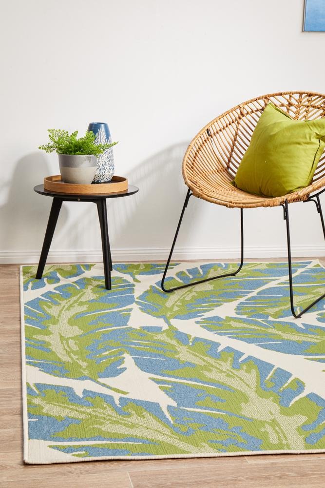 Seaside Green Indoor Outdoor Rug