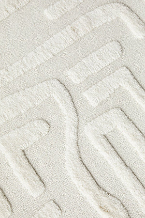 Serenade Arlo White Rug - Floorsome - Serenade Collection