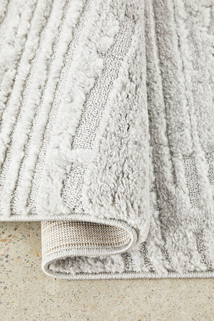 Serenade Ezra Silver Rug - Floorsome - Serenade Collection