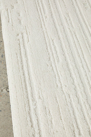 Serenade Ezra White Rug - Floorsome - Serenade Collection