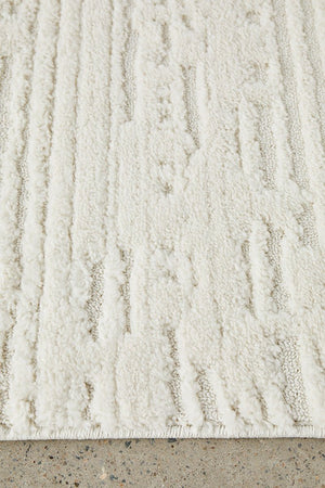 Serenade Ezra White Rug - Floorsome - Serenade Collection