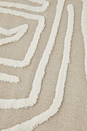 Serenade Kobi Natural Rug - Floorsome - Serenade Collection