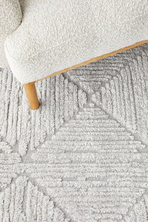 Serenade Shilo Silver Rug - Floorsome - Serenade Collection