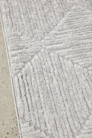 Serenade Shilo Silver Rug - Floorsome - Serenade Collection