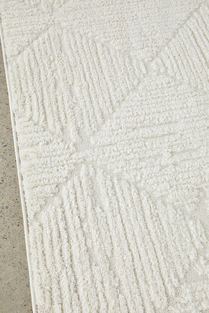 Serenade Shilo White Rug - Floorsome - Serenade Collection