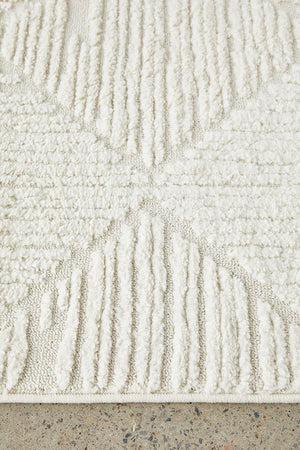 Serenade Shilo White Rug - Floorsome - Serenade Collection