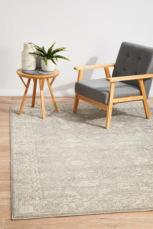 Shine Silver Transitional Rug - Floorsome - Modern