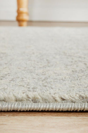 Shine Silver Transitional Runner Rug - Floorsome - Modern