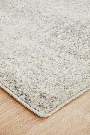 Shine Silver Transitional Runner Rug - Floorsome - Modern