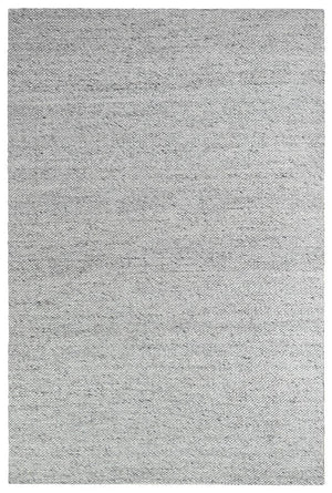 Sibley Ivory Silver Wool Rug - Floorsome - FLATWEAVE