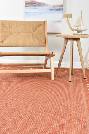 Sisal 4840 12 Terracotta Rug - Floorsome - INDOOR/OUTDOOR