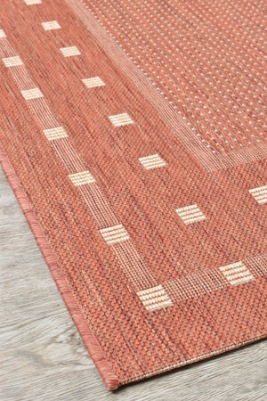 Sisal 4840 12 Terracotta Rug - Floorsome - INDOOR/OUTDOOR