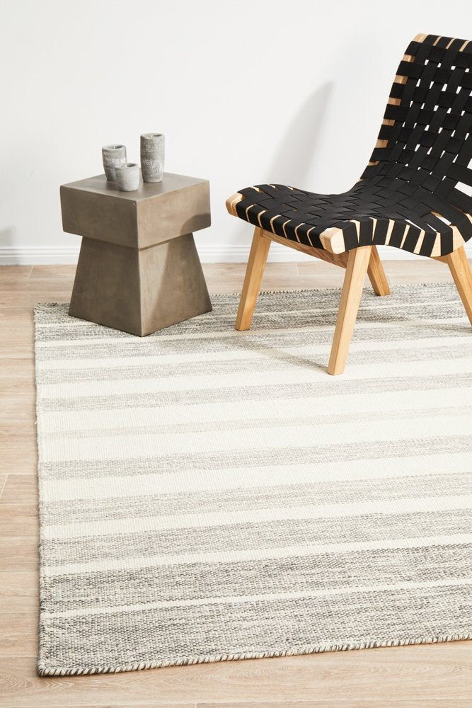 Skandi 309 Grey Flatweave Rug