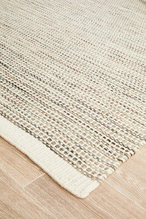 Skandi 310 Natural Flat Weave Rug - Floorsome - Modern