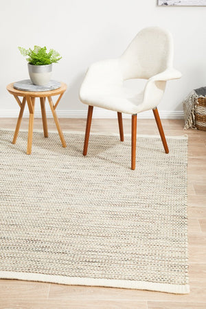 Skandi 310 Natural Flat Weave Rug - Floorsome - Modern