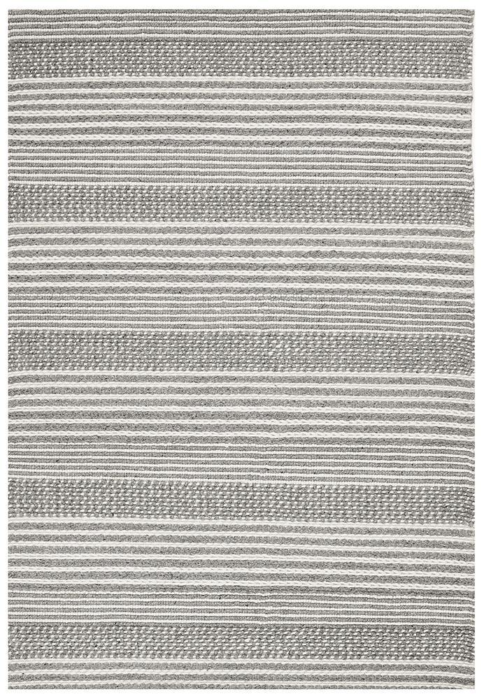 Skandi 313 Silver Felted Wool Rug