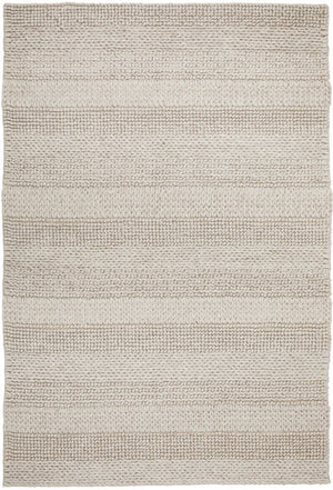 Skandi 314 Grey Felted Wool Rug - Floorsome - Modern