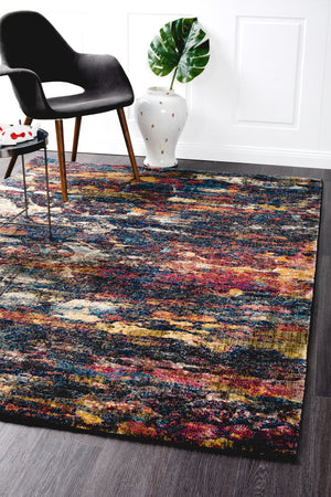 Splash Modern Midnight Rug - Floorsome - Modern