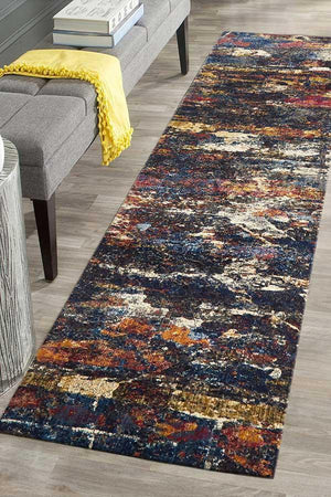 Splash Modern Midnight Runner Rug - Floorsome - Modern