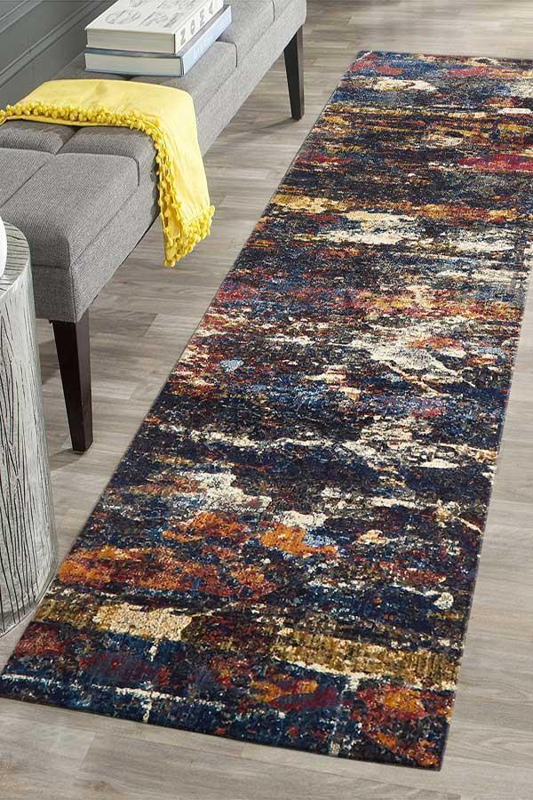 Splash Modern Midnight Runner Rug