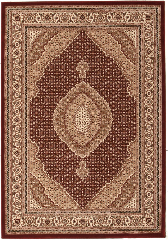 Stunning Formal Oriental Design Rug Red