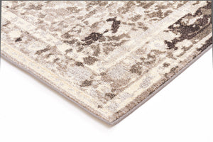 Stylish Overdyed Look Rug Grey - Floorsome - Modern