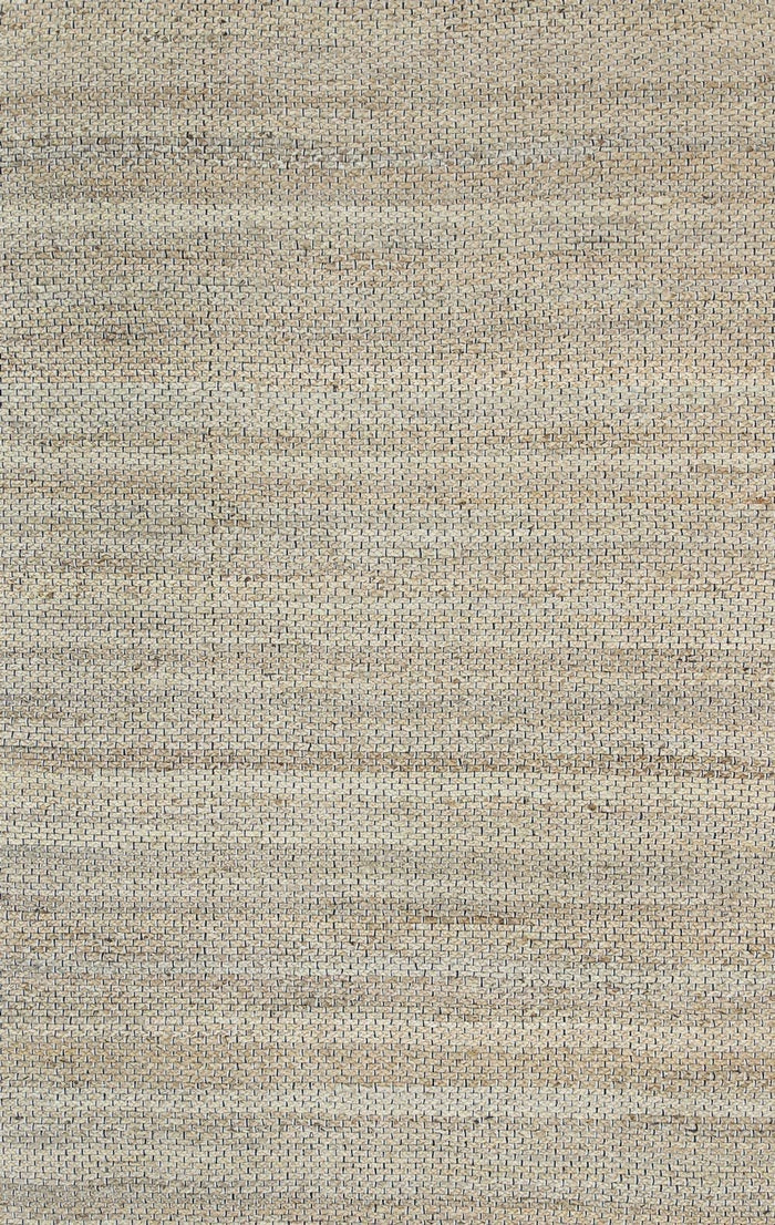 Taj Black Natural Basket Weave Jute Rug