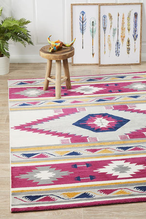 Tanzania Kizigo Crimson Rug - Floorsome - MODERN