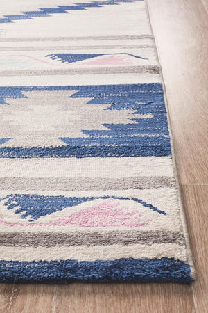 Tanzania Kizigo Navy Rug - Floorsome - Modern