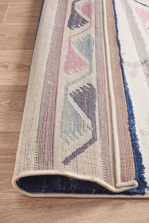 Tanzania Kizigo Navy Rug - Floorsome - Modern