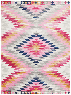 Tanzania Moyowosi Pink Rug - Floorsome - Modern