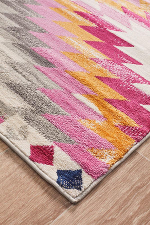 Tanzania Moyowosi Pink Rug - Floorsome - Modern