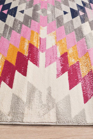 Tanzania Moyowosi Pink Rug - Floorsome - Modern