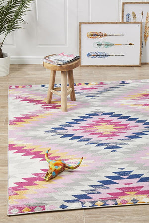 Tanzania Moyowosi Pink Rug - Floorsome - Modern